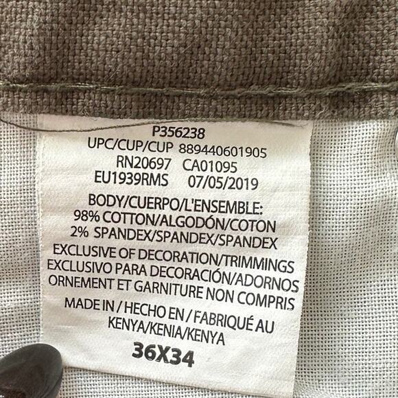 Dickies Men's Relaxed Fit Heavyweight Duck Carpenter Pants, Size 36" x 34", EUC - Picture 6 of 7